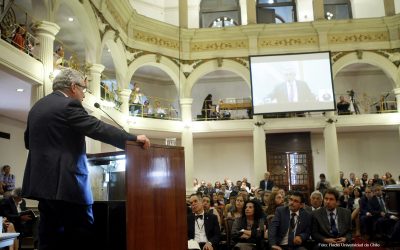 ACADÉMICOS DEL CIMT RECIBEN DIVERSOS RECONOCIMIENTOS A SU LABOR EN LA CEREMONIA ANIVERSARIO 176 DE LA UNIVERSIDAD DE CHILE