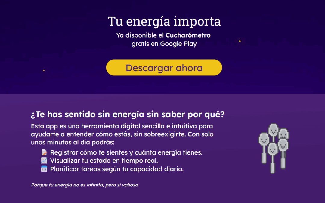 CUCHARÓMETRO, LA APLICACIÓN PARA PERSONAS NEURODIVERGENTES