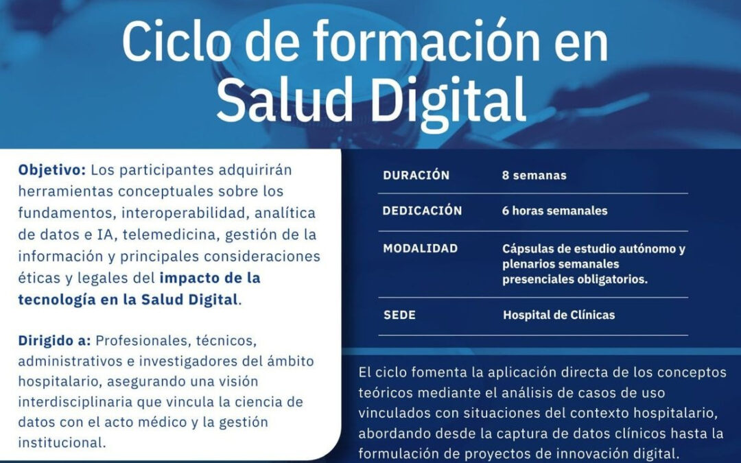 CICLO DE FORMACIÓN EN SALUD DIGITAL